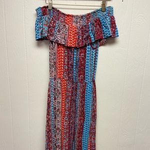 Off shoulder maxi dress